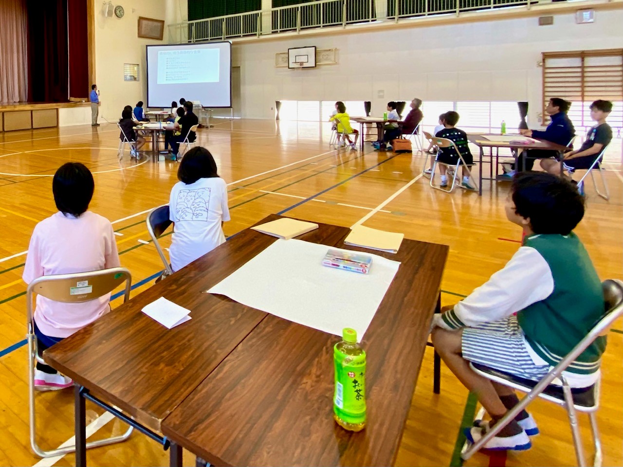 上西郷小学校の「地域と語る会」に郷づくりが参加しました
