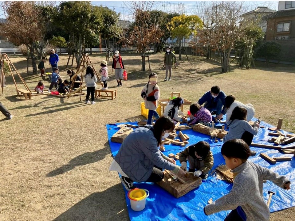 本日プレーパーク開催！