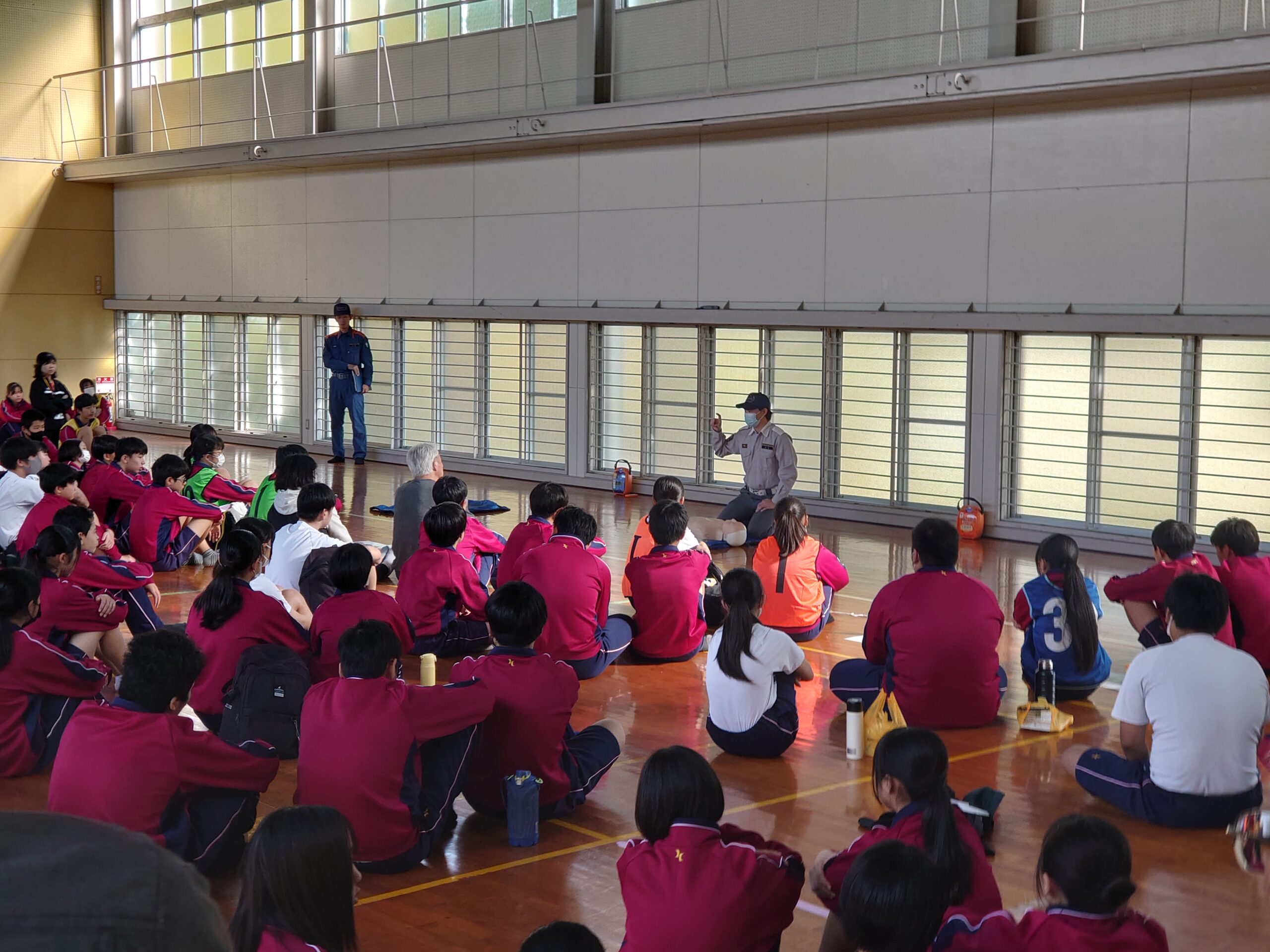 R6福津市・全市一斉防災訓練 ～自治会×郷づくり×津屋崎中学生との合同